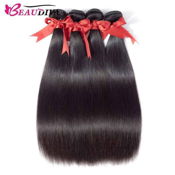 Beaudiva Silky Straight 4 Bundles Deal 100% Virgin Human Hair